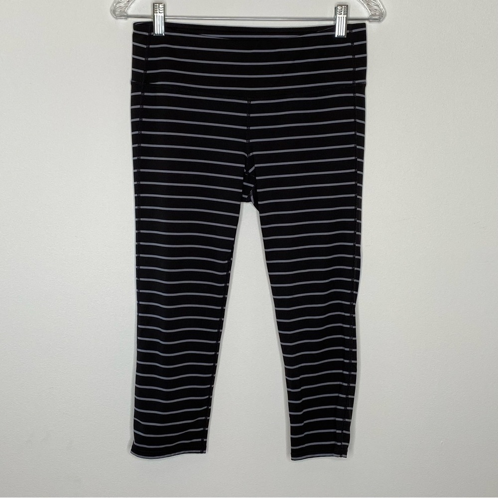 Athleta Striped Chatarunga Crop Leggings